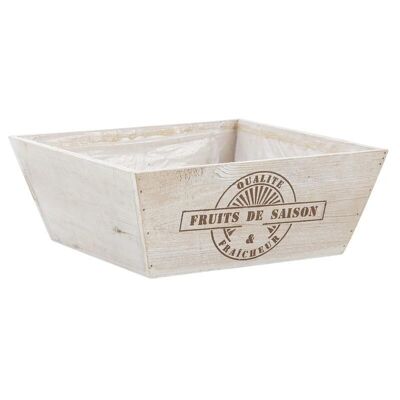 Square wooden basket Seasonal fruits-CCO8180P