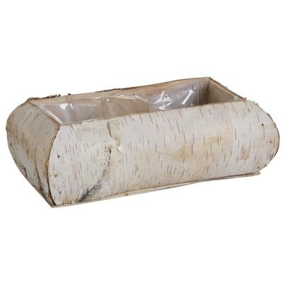 Rectangular heavy birch basket-CCO8640P