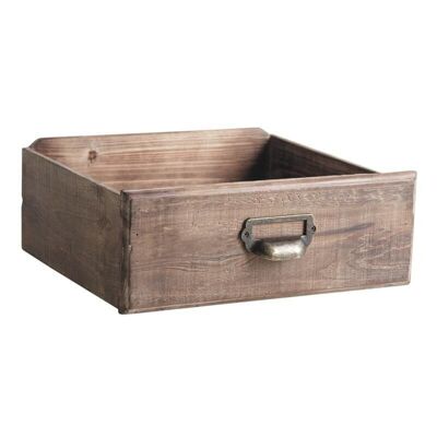 Stained wood drawer baskets-CCO909SP