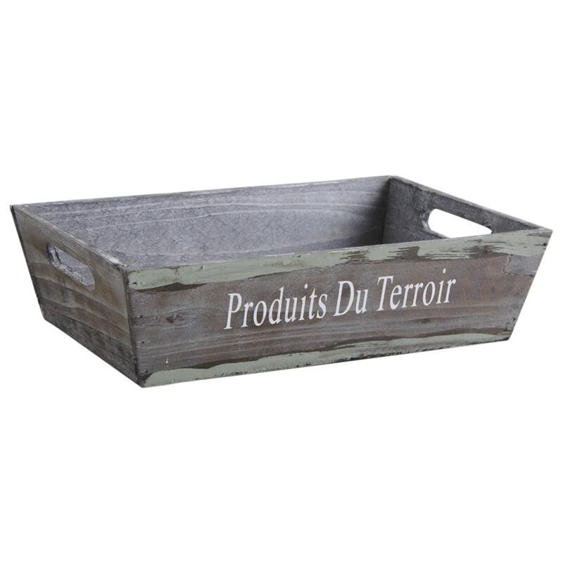 Stained wooden basket Local Products-CCO9180