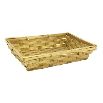 Gold lacquered bamboo basket-CCO9970