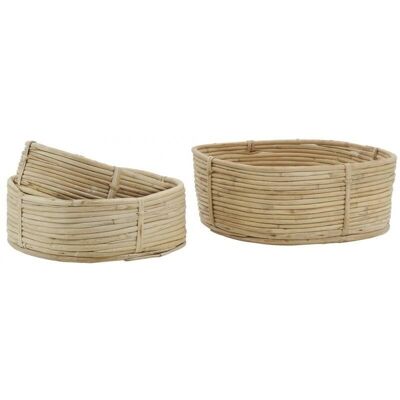 Cestas cuadradas en rattan natural-CCO998S