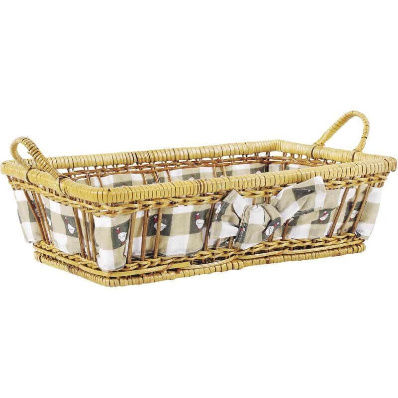 Cesto in felce e cotone-CDA1730C