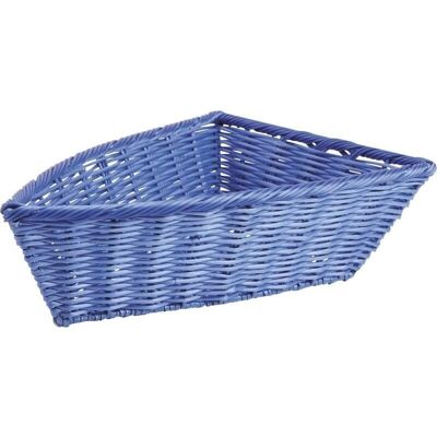 Blue synthetic rattan boat basket-CFA2580