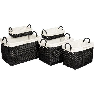 Wicker laundry baskets-CLI167SC
