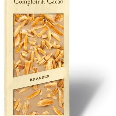 Barretta di mandorle caramellate biondo 90g