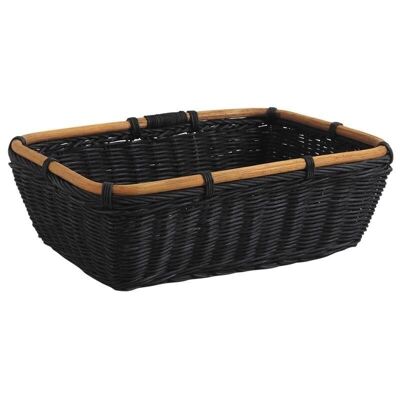 Manne in black stained rattan-CMA4140