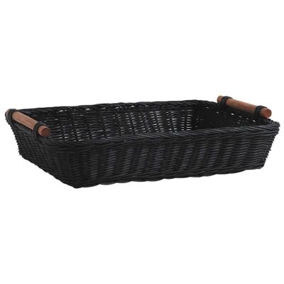 Manne in rattan tinto nero-CMA4150