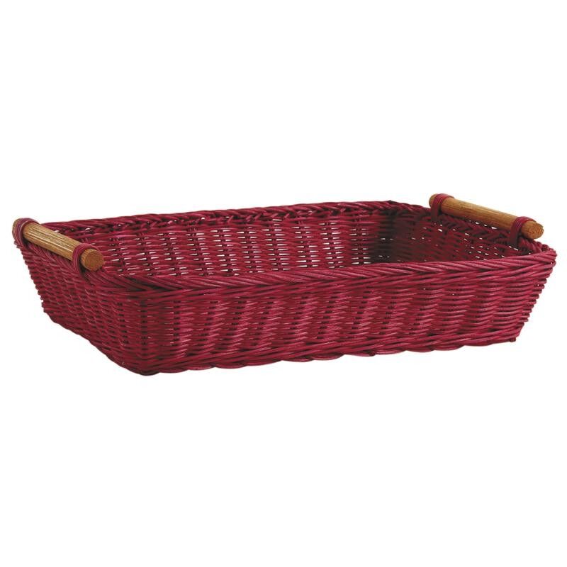 Manne in rattan tinto rosso-CMA4160