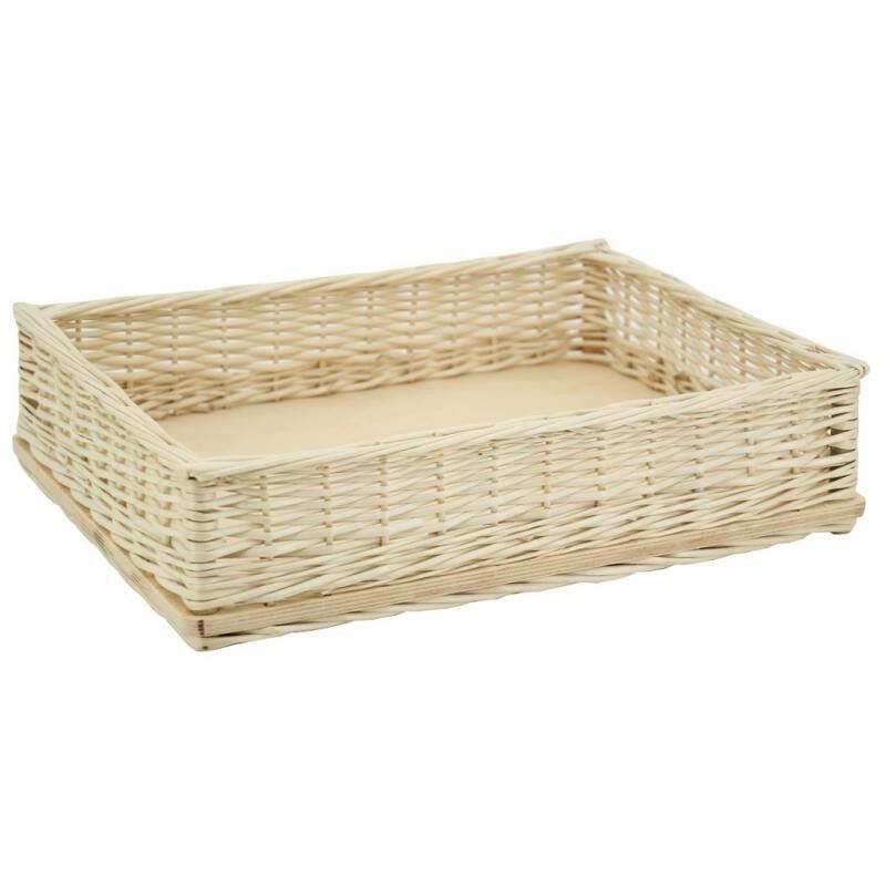 Manna in vimini tinto bianco e legno-CMA5180