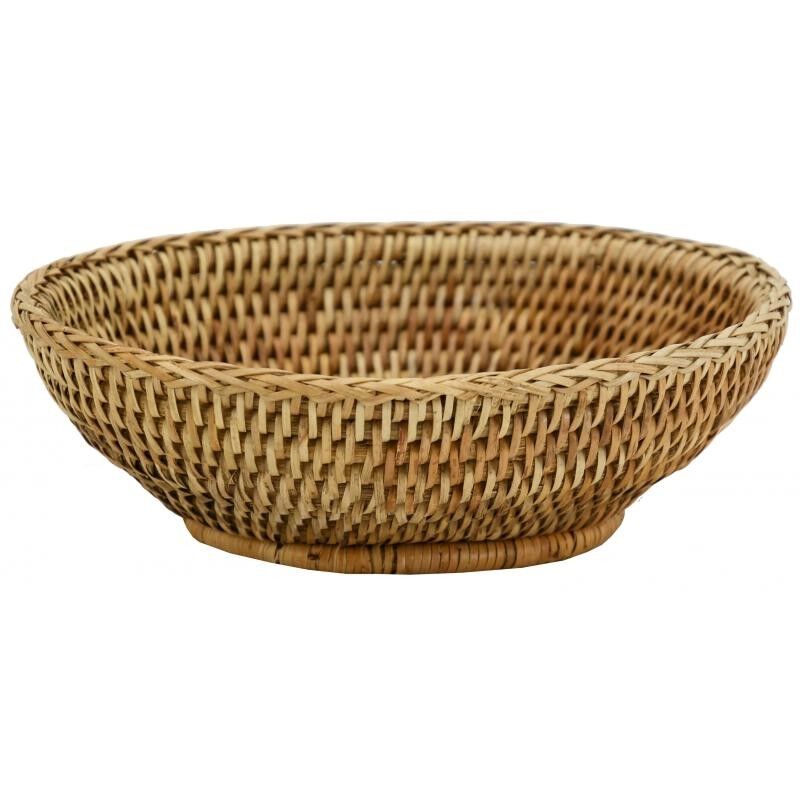 Natural rattan round bread basket-CPA1880
