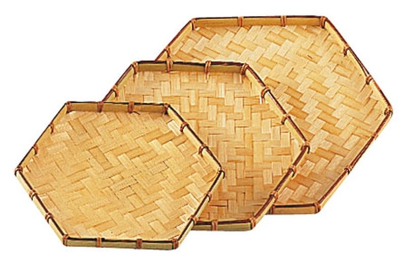 Flacher Korb aus Bambus-CPL1133