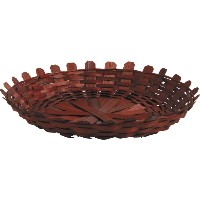 Cestino piatto in bambù-CPL1580