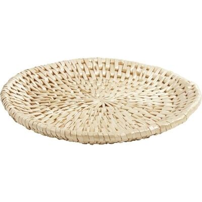 Flat straw basket-CPL1660