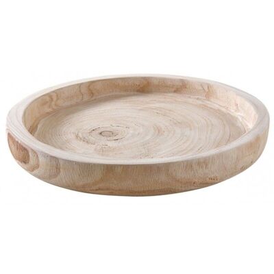 Round wooden tray-CPL1972