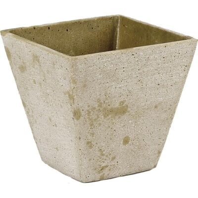 Gray stone flowerpot-CPO1400