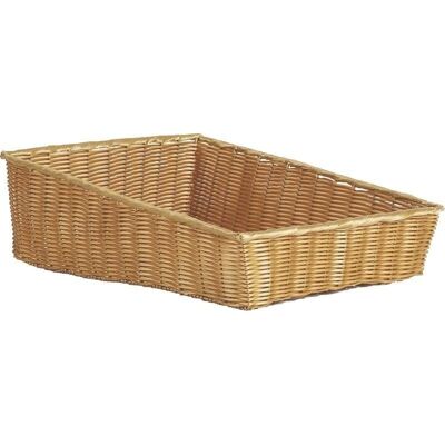 Synthetic rattan display basket-CPR2162