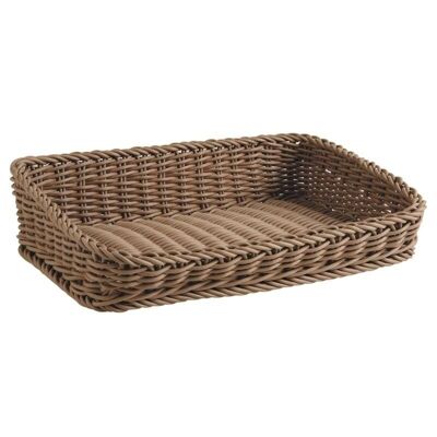 Synthetic rattan display basket-CPR3020