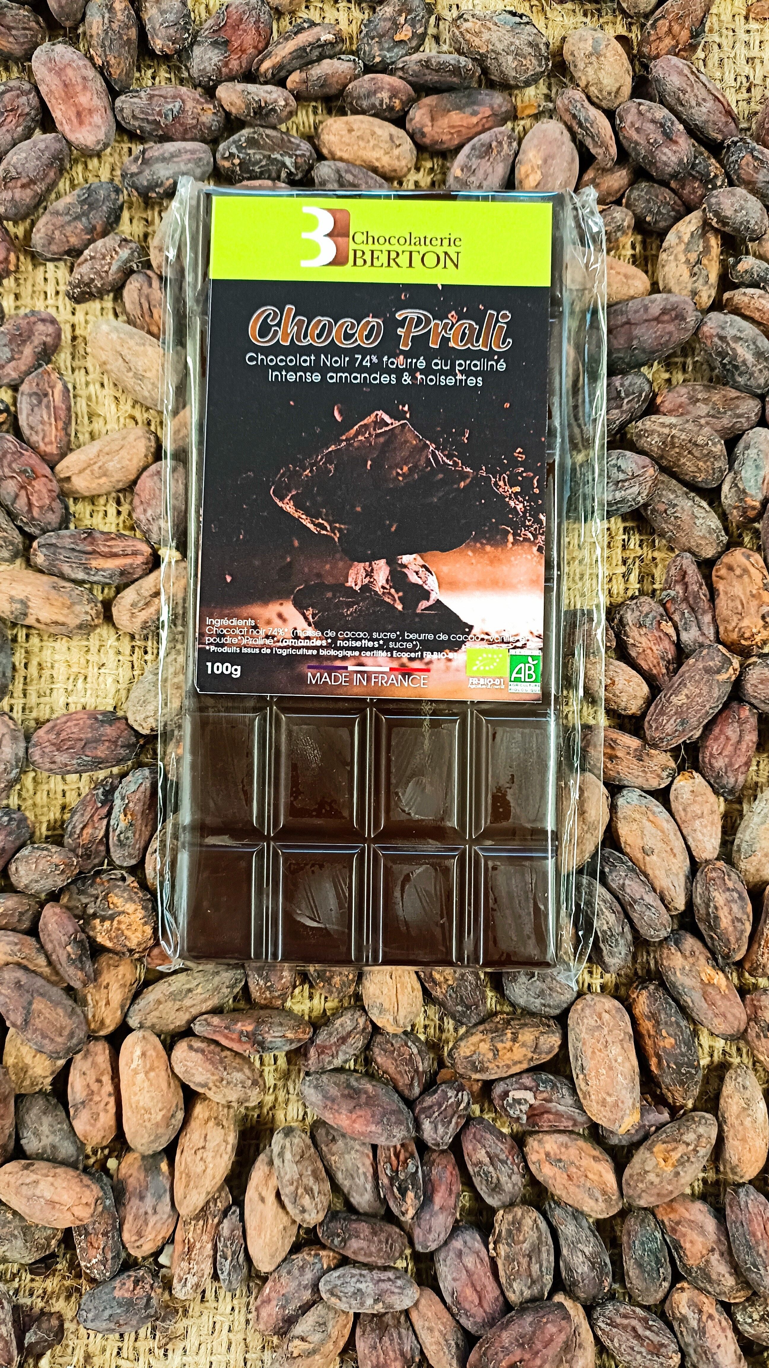 Tablette Chocolat Bio Chocoprali