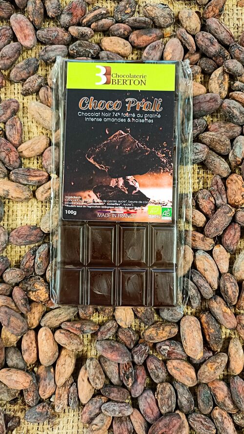 Tablette Chocolat Bio Chocoprali