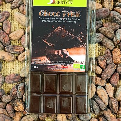 Tablette Chocolat Bio Chocoprali