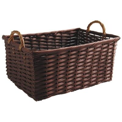 Synthetic rattan storage basket-CRA3321