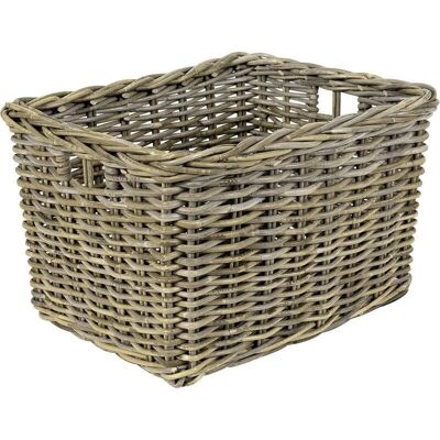 Storage basket in gray poelet-CRA3433