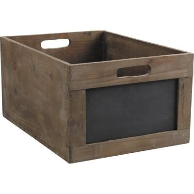 Aged wood drawer and blackboard-CRA3480