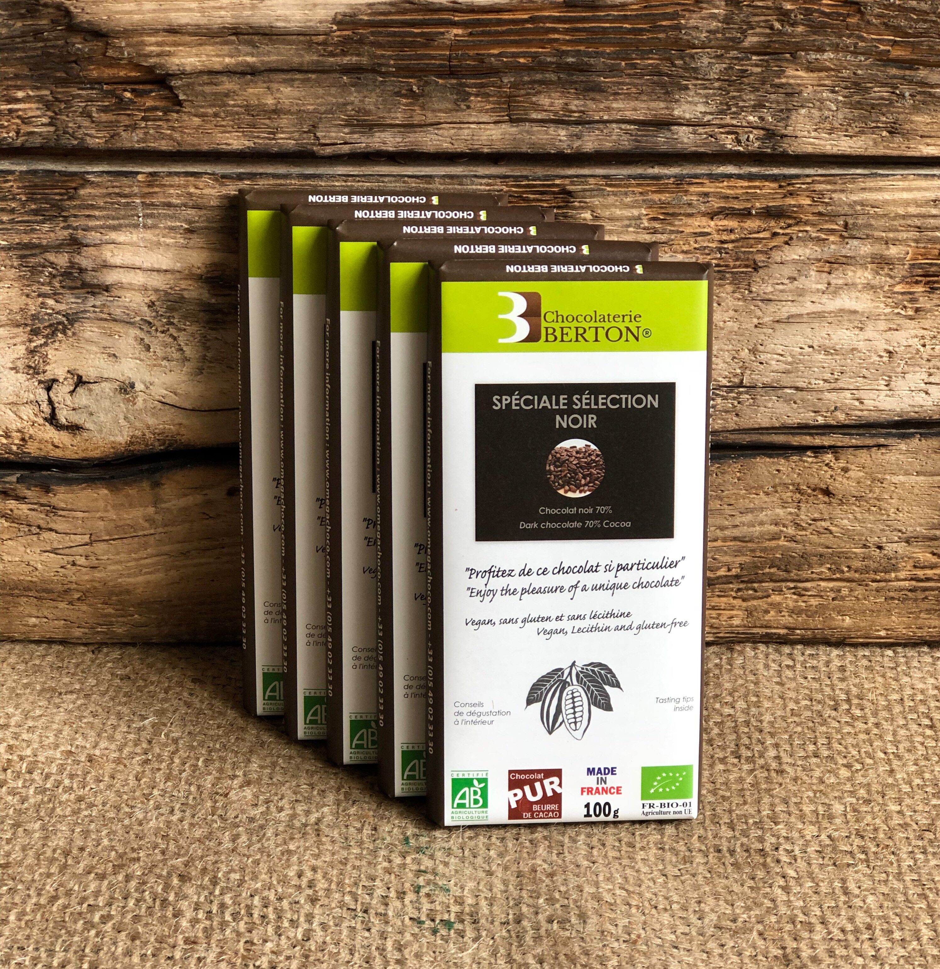 Tablette Chocolat Bio Spéciale Sélection Noir 70% 100g