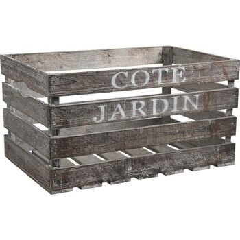 Caisse en bois Côté Jardin-CRA3582