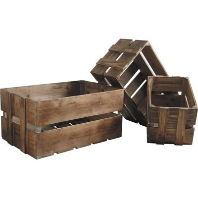 Aged wooden crates-CRA362S