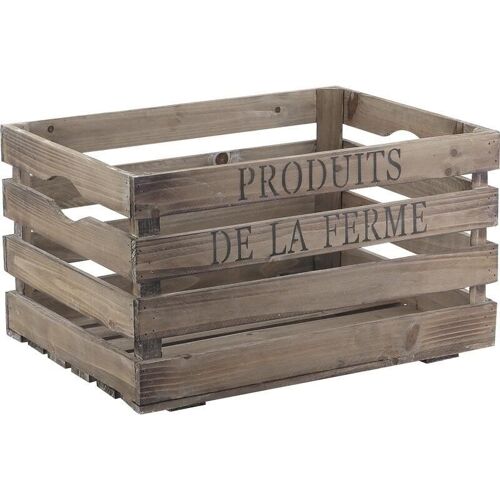Caisse en bois Prouits de la ferme-CRA3750