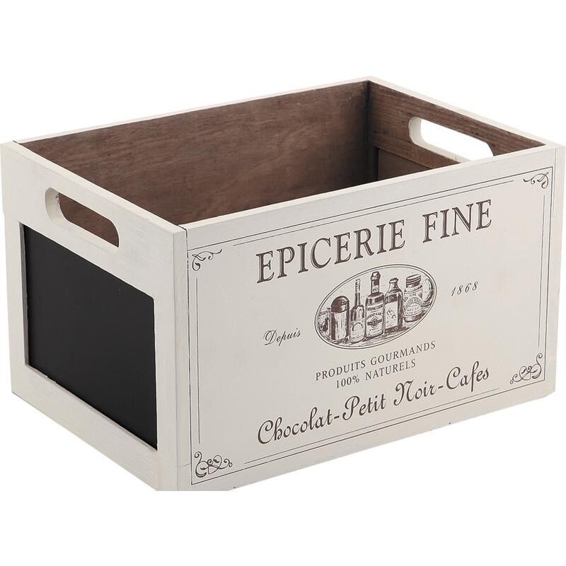 Scatola portaoggetti in legno laccato-CRA3820