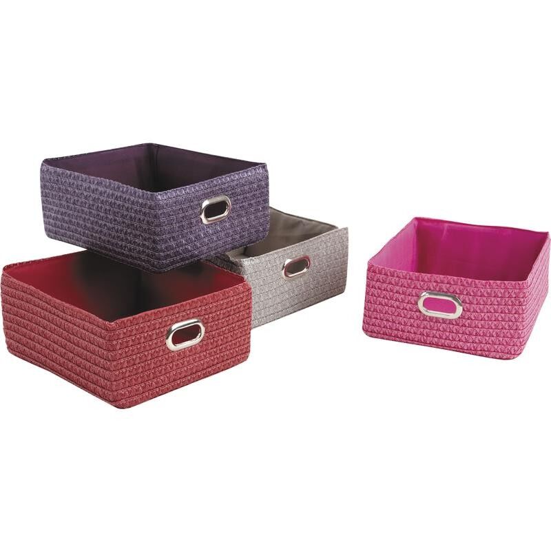 Cestino portaoggetti in paglia sintetica-CRA4061C