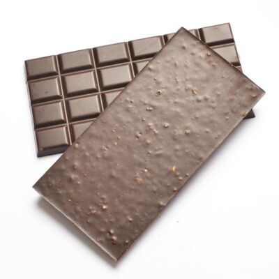 Tablette Chocolat Bio Noir 74% Amandes Hachées