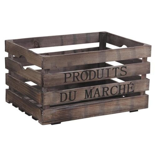 Caisse en bois Produits du Marché-CRA4470