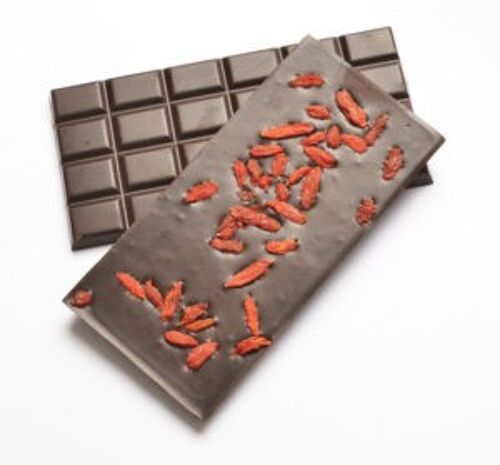 Tablette Chocola Bio Noir 74% Goji