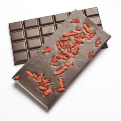 Tablette Chocola Bio Noir 74% Goji