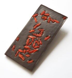 Tablette Chocola Bio Noir 74% Goji