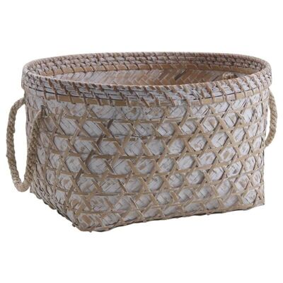 Weathered bamboo storage baskets-CRA462S