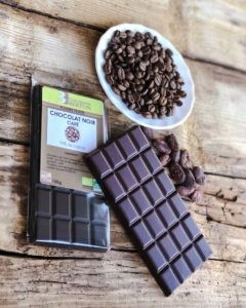 Tablette Chocolat Bio Noir 74% Café