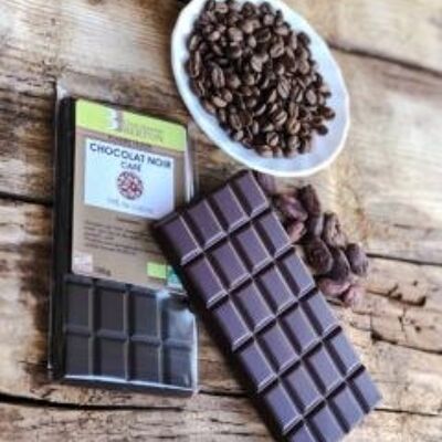 Tablette Chocolat Bio Noir 74% Café