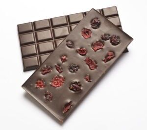 Tablette Chocolat Bio Noir 74% Cranberry
