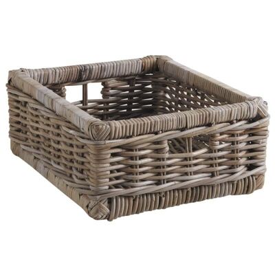 Storage basket in gray poelet-CRA4921