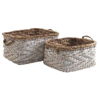 Rectangular storage baskets in banana tree-CRA521S