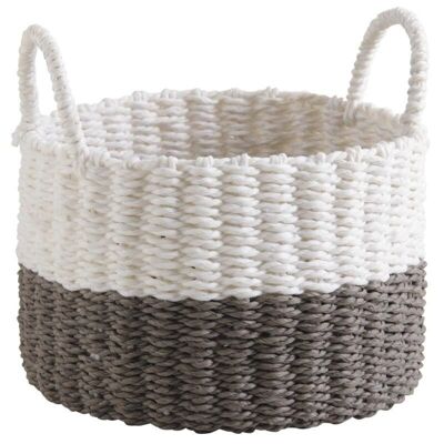 Dyed rope storage baskets-CRA541S