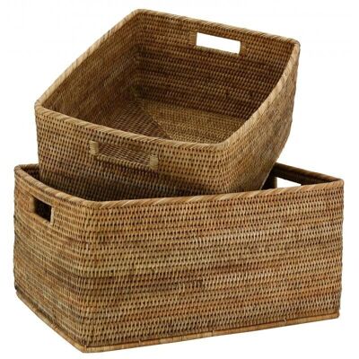 Natural rattan baskets-CRA591S