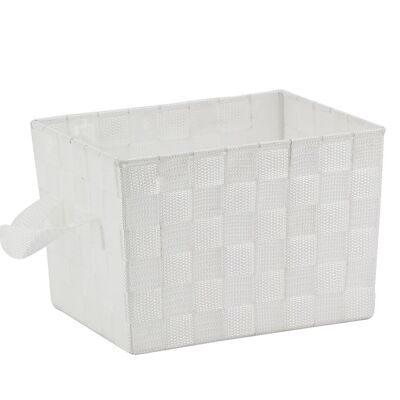 White nylon storage basket-CRA6210