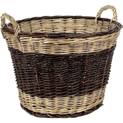 Large wicker basket-CUT1332