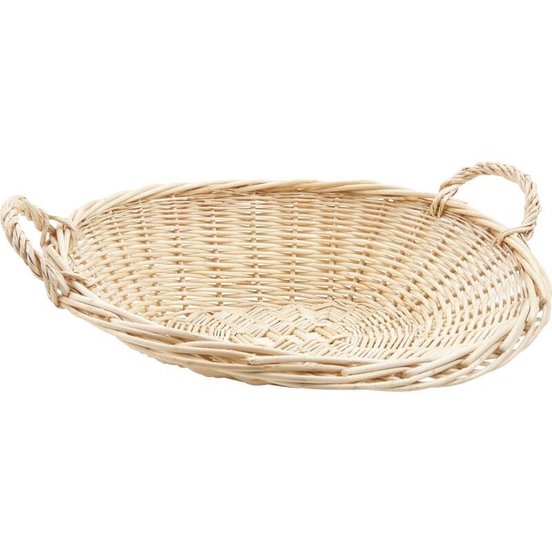 Furgone di vimini bianco-CVN1110